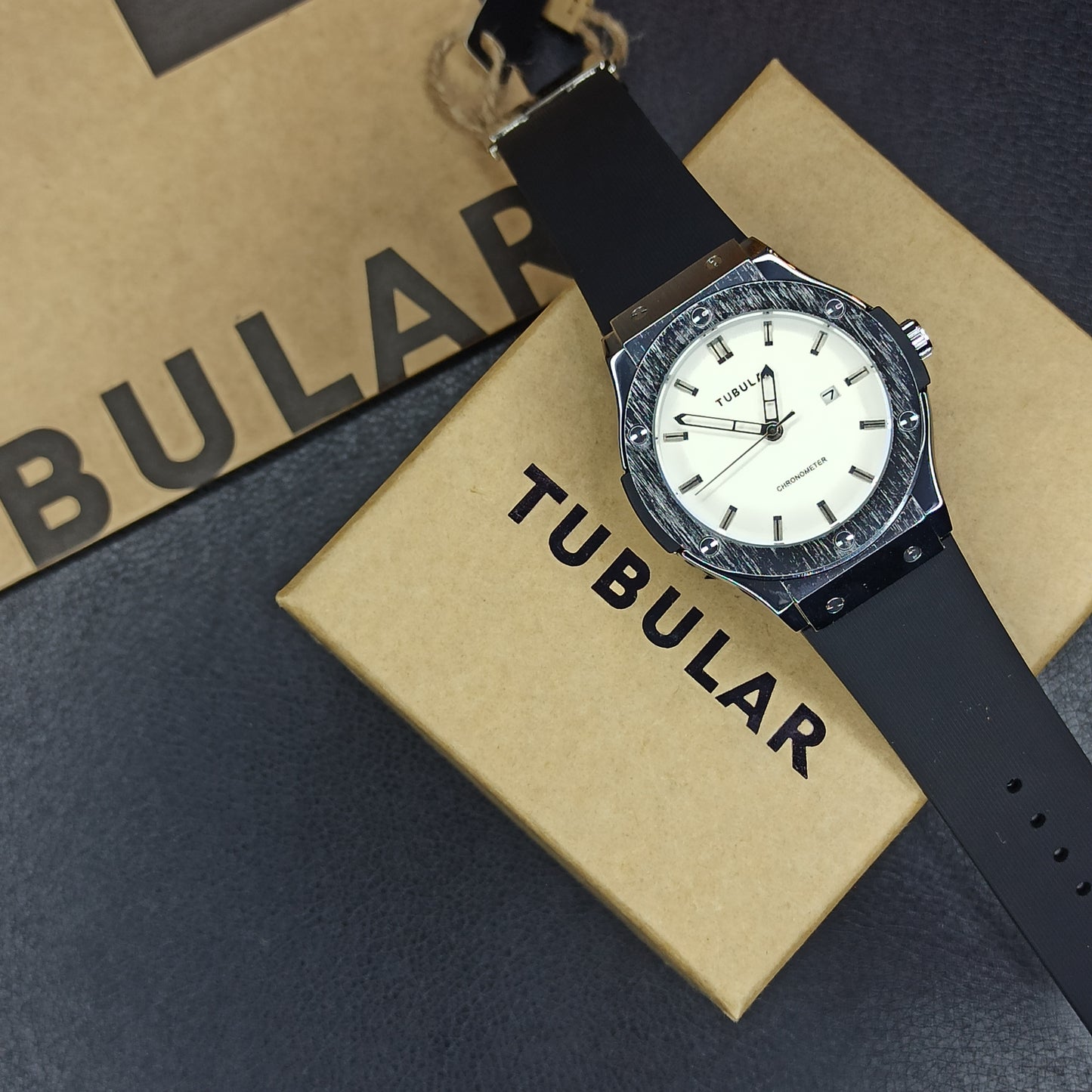 Tubular Watch With Master Lock | Men's Watch