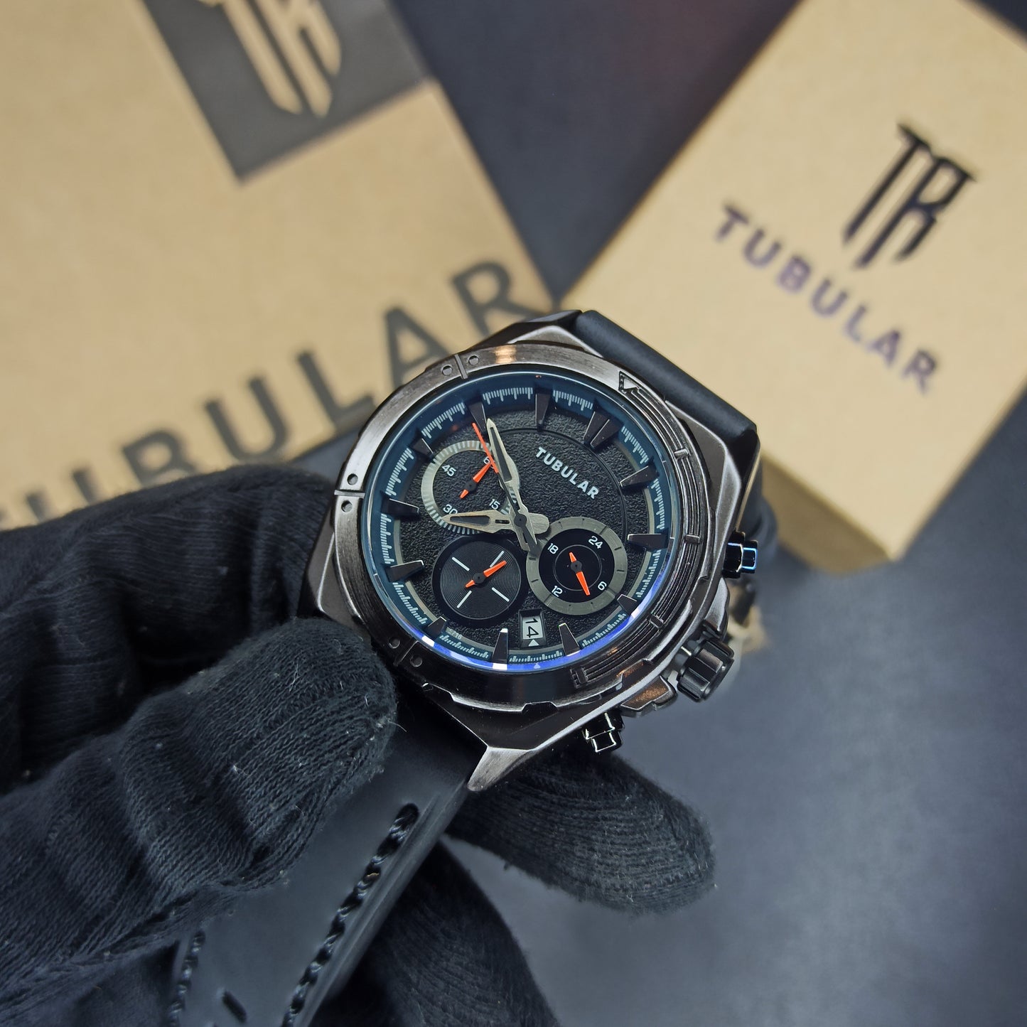Tubular Chrono Watch For Men's