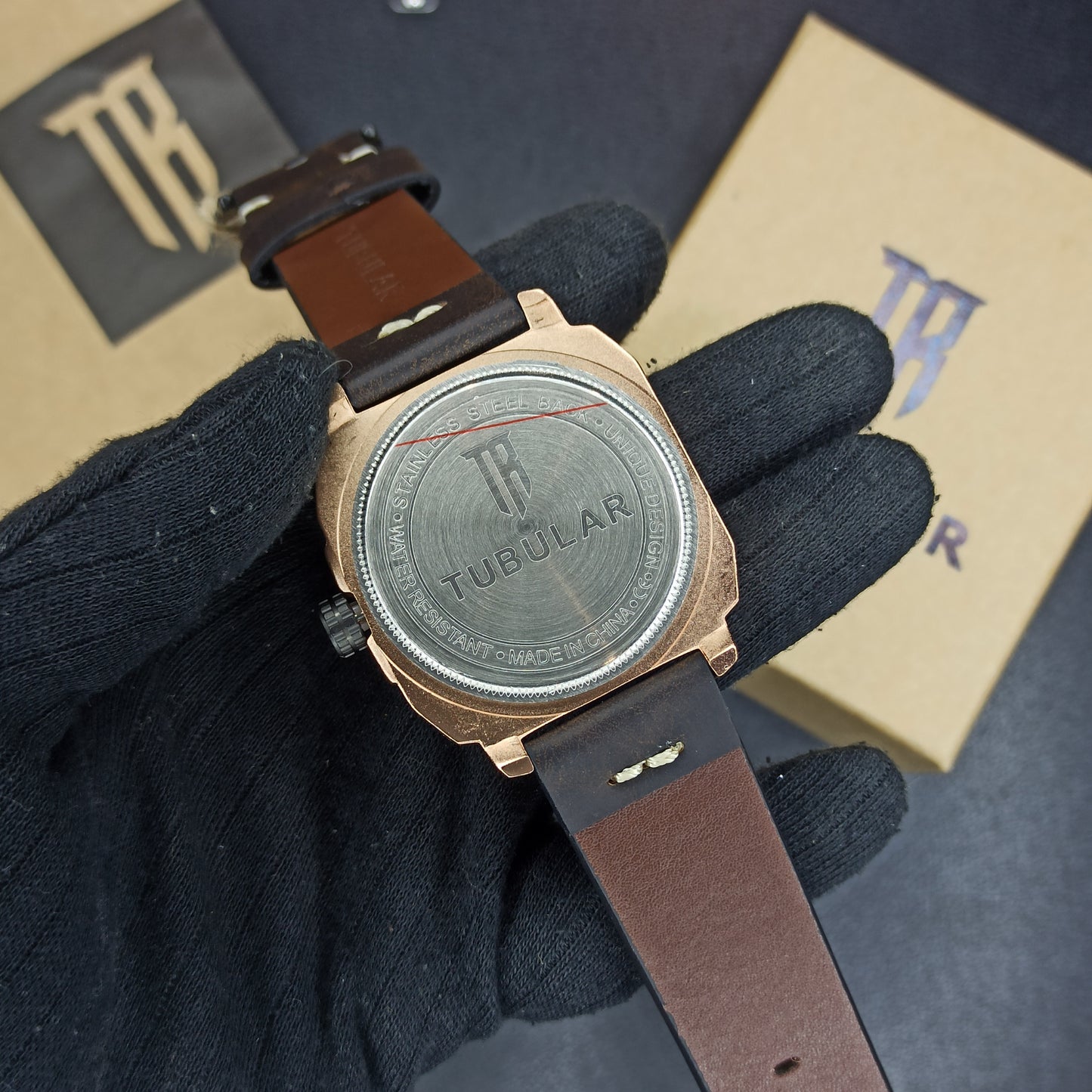 Tubular Square Dial Watch For Men's | Downsecond