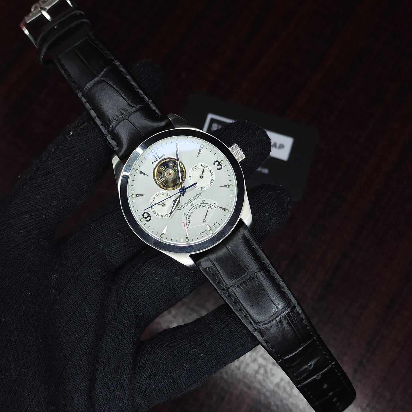 Jaeger Le Coultre Automatic Watch | White Dial | Chrono