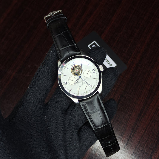 Jaeger Le Coultre Automatic Watch | White Dial | Chrono