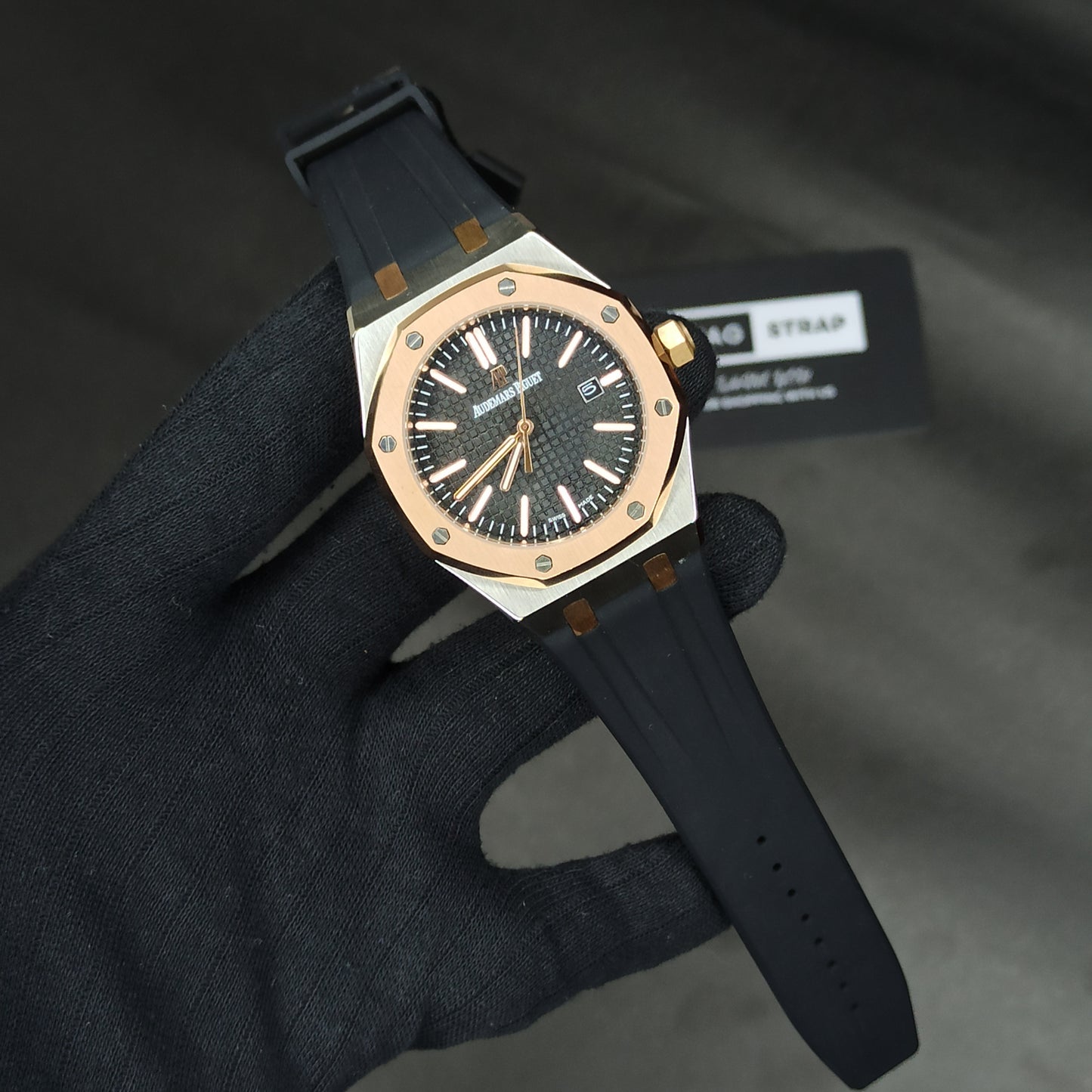 AP Auto | Rubber Strap | Black Box Dial | Audemars Piguet