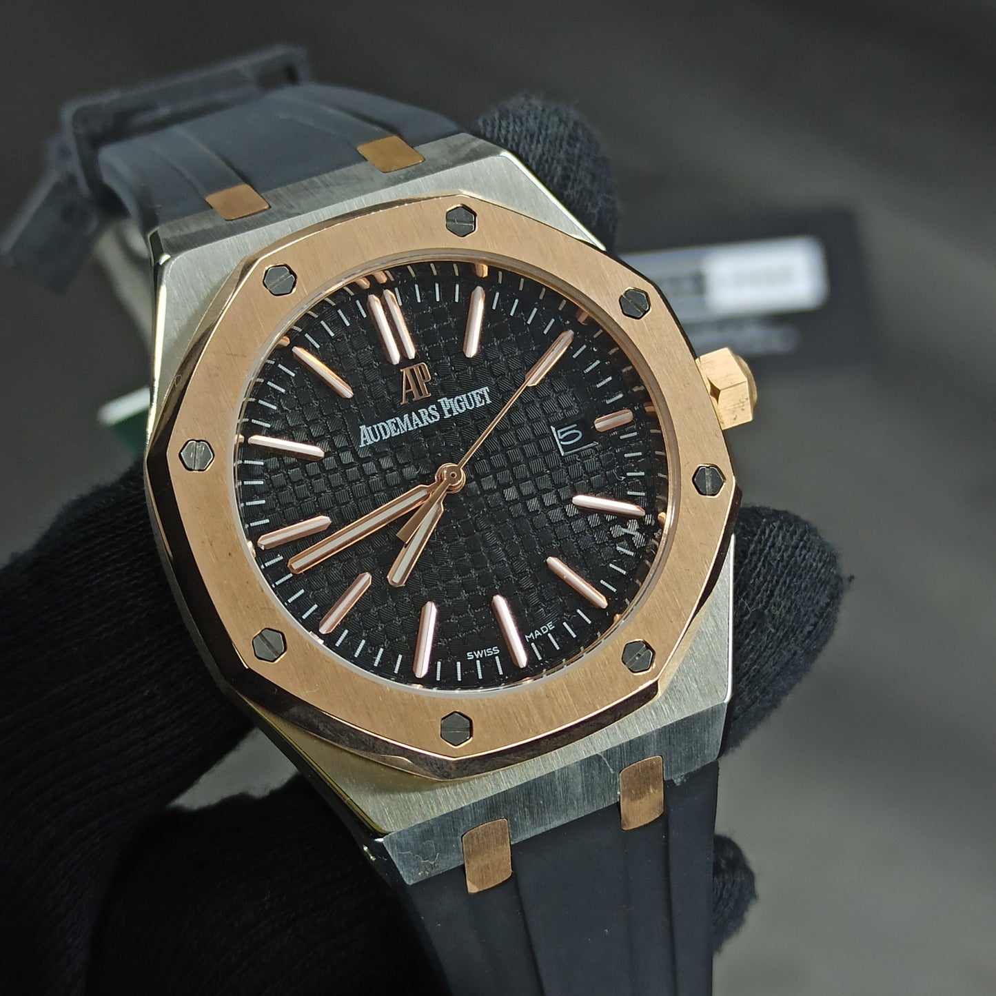 AP Auto | Rubber Strap | Black Box Dial | Audemars Piguet