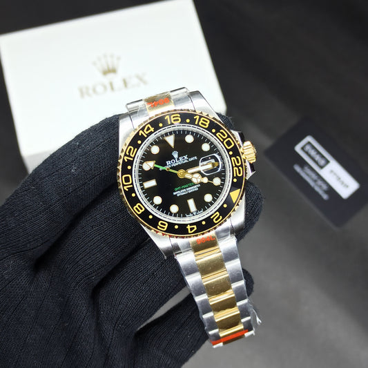 Rolex | GMT-MASTER | Two Tone | Black Dial