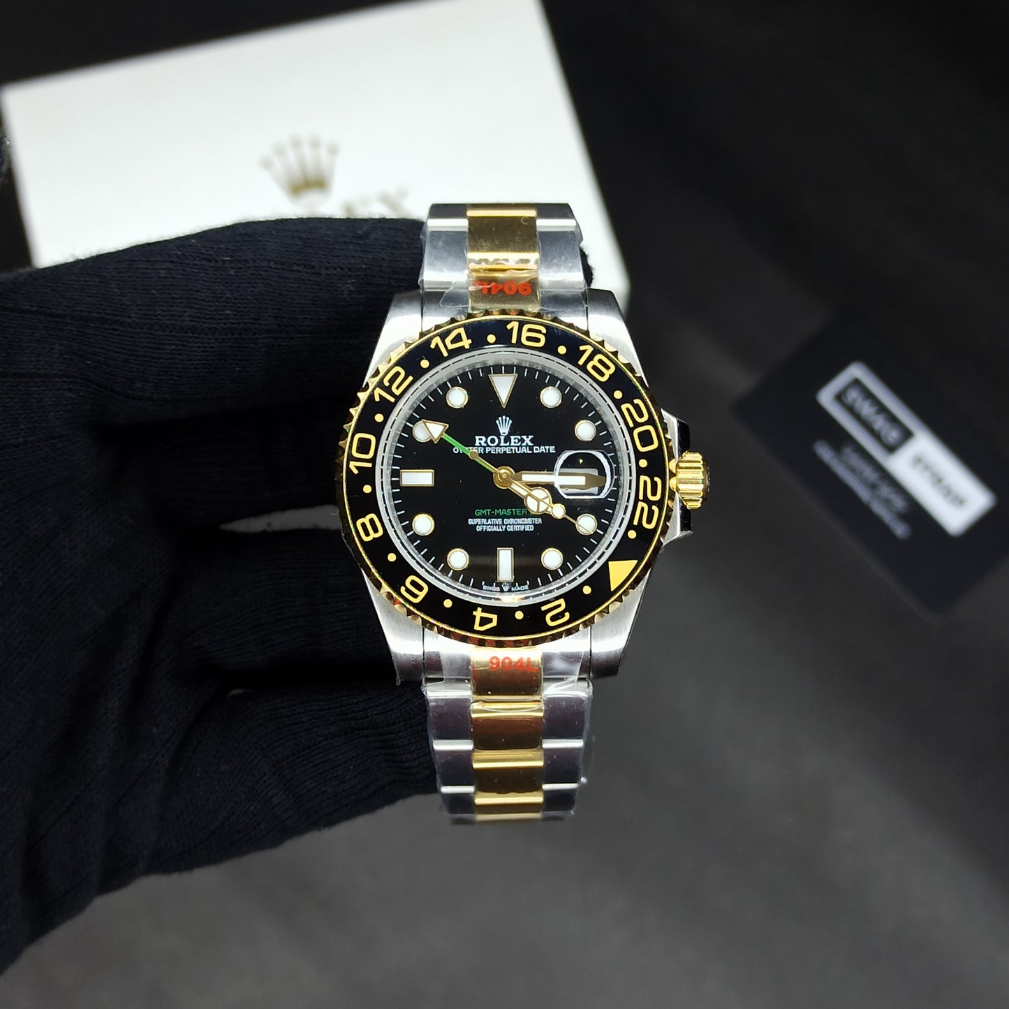 Rolex | GMT-MASTER | Two Tone | Black Dial