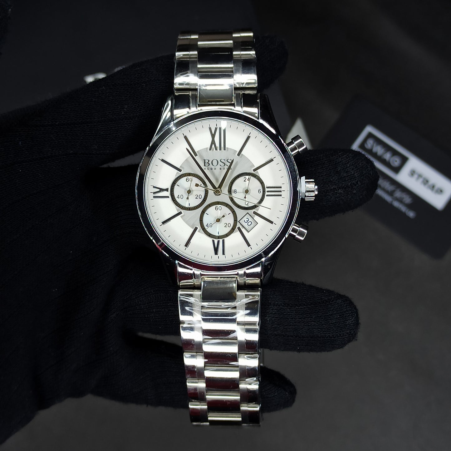 Hugo Boss | White Dial | Chrono