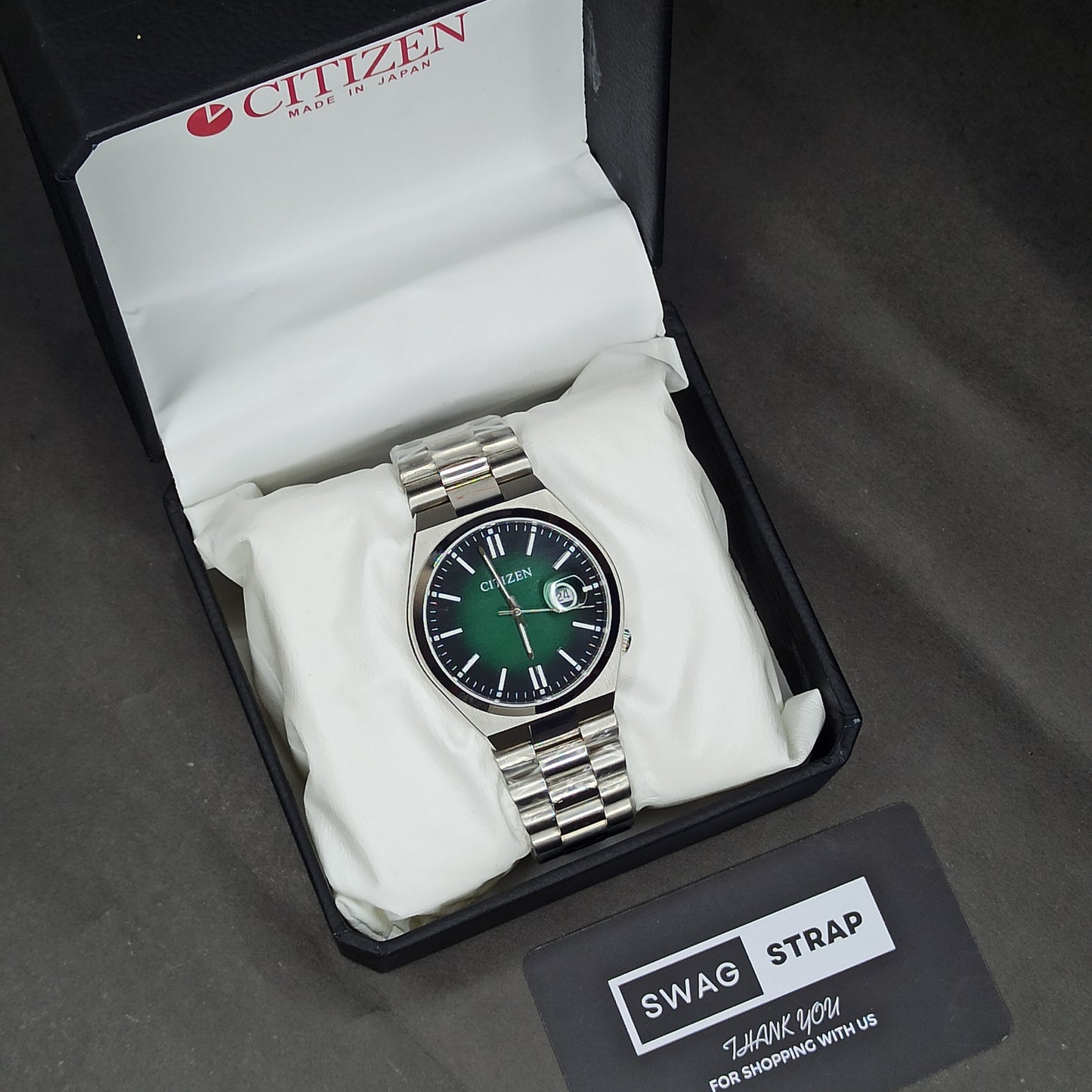 Citizen Green Dial Watch For Me