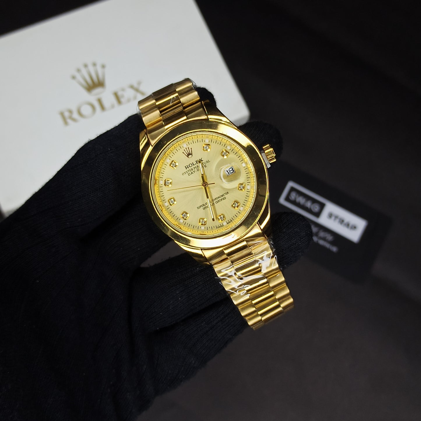 Rolex Golden Watch For Men