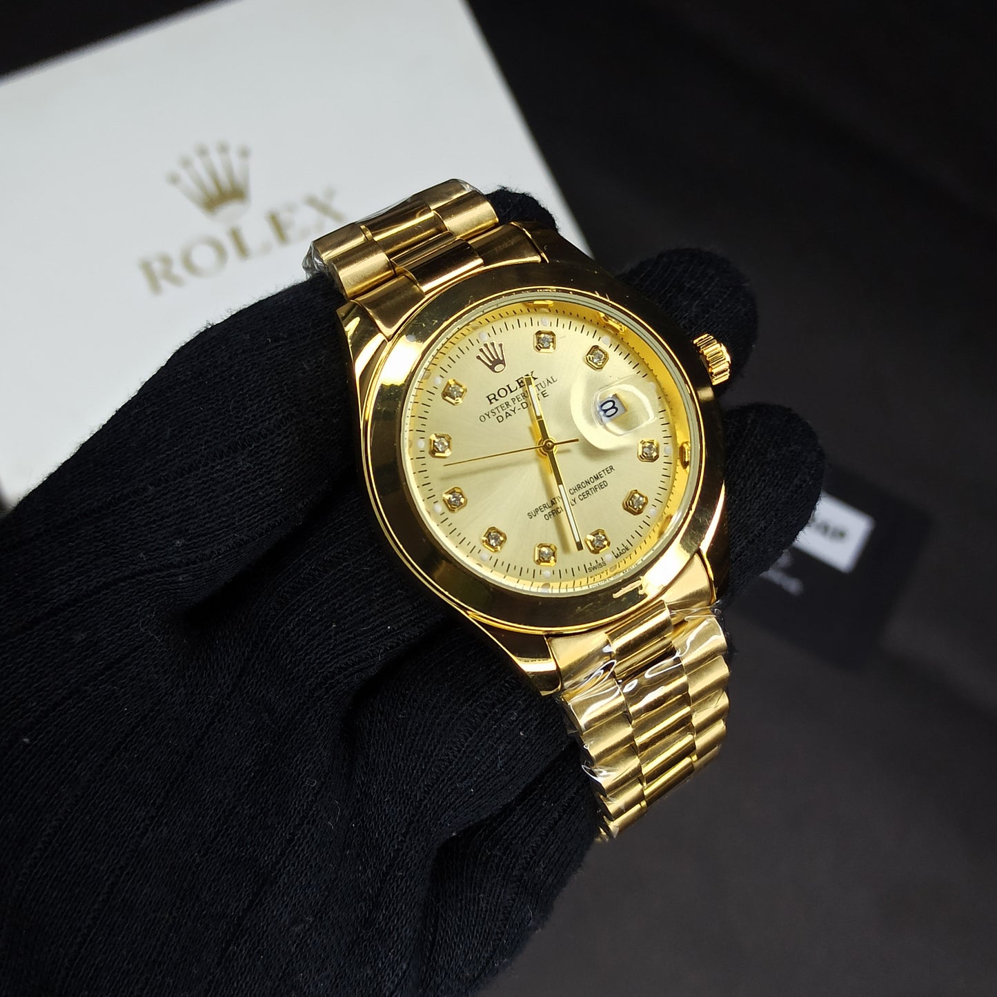 Rolex Golden Watch For Men