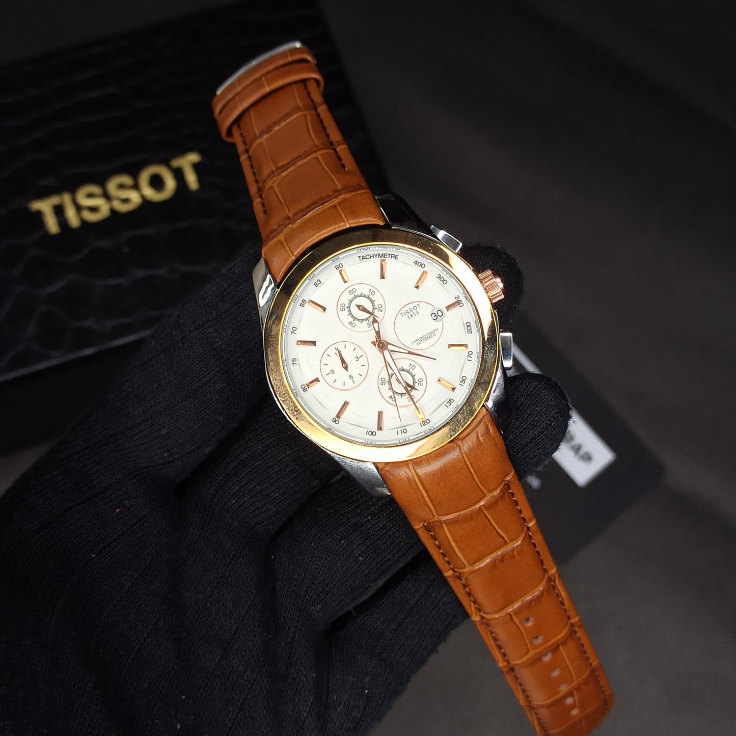 Tissot Chronograph With Leather Strap