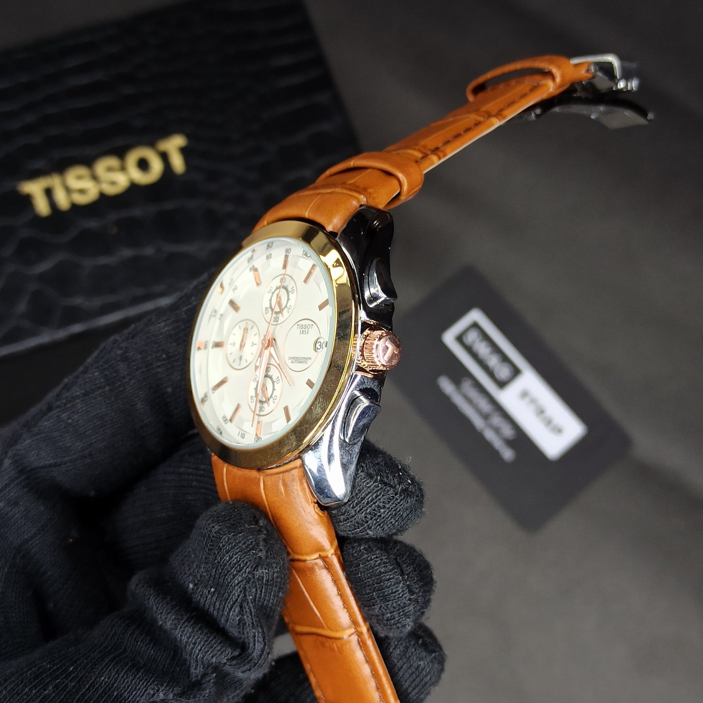 Tissot Chronograph With Leather Strap