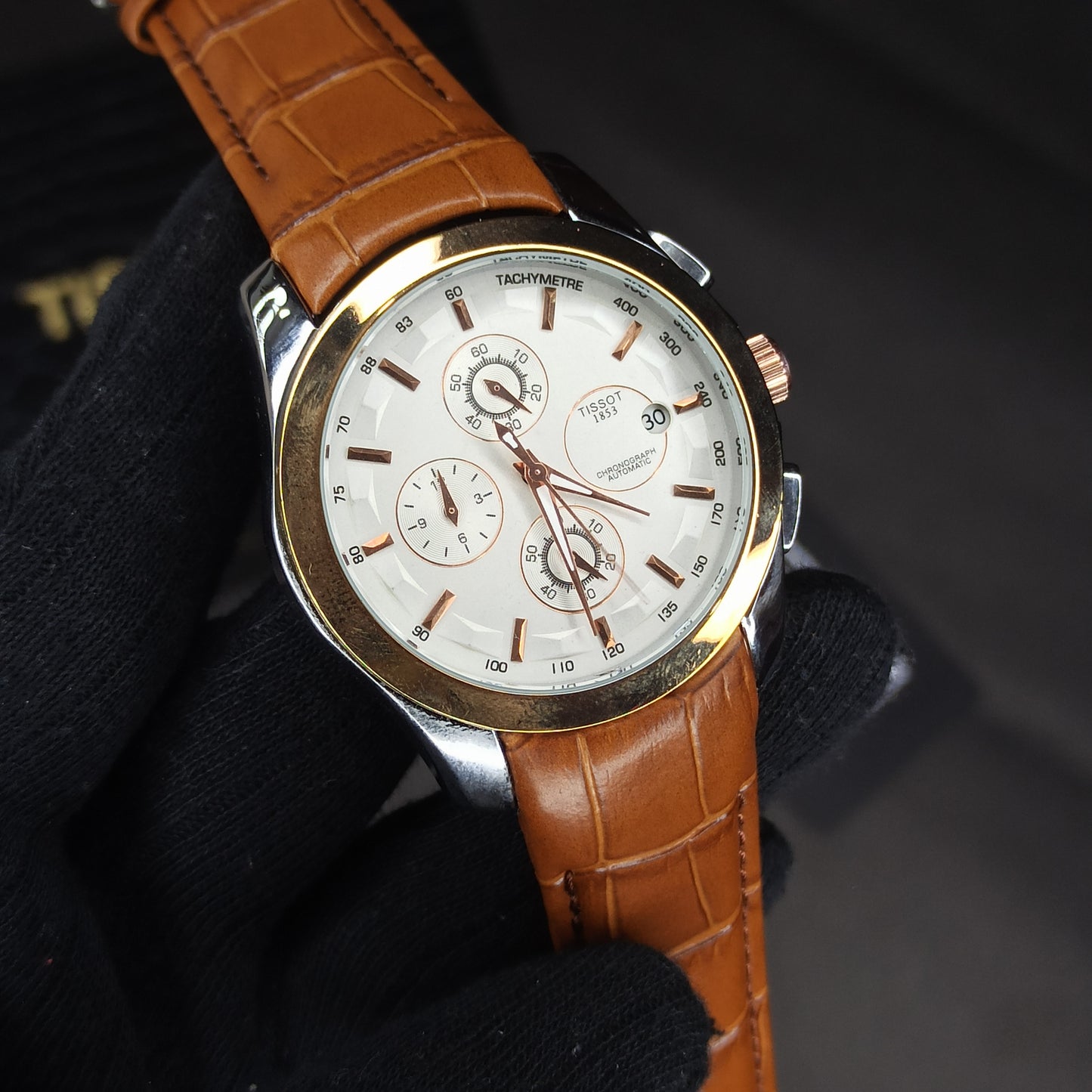 Tissot Chronograph With Leather Strap