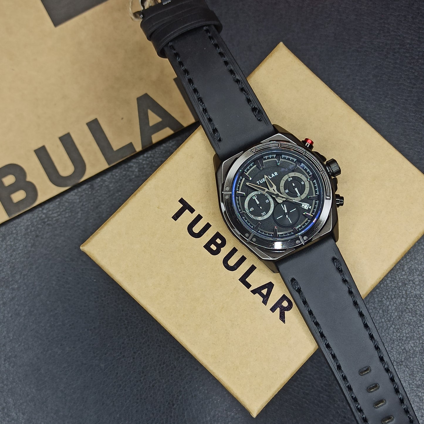 Tubular Chornograph Watch For Men's