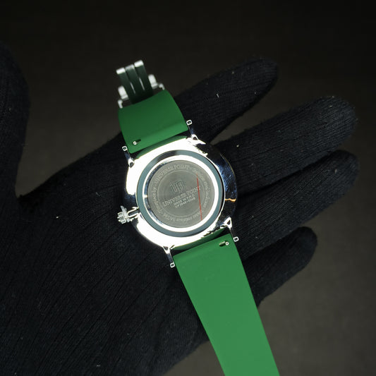 Universe Point Watch | Green Rubber Strap | Magnetic Lock