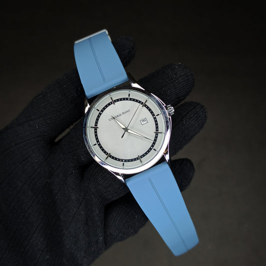 Universe Point Watch | White Dial | Magnetic Lock