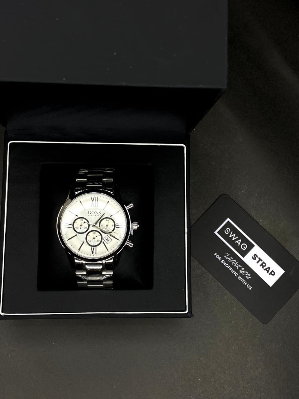 Hugo Boss | White Dial | Chrono