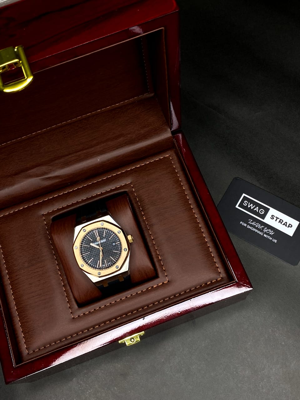 AP Auto | Rubber Strap | Black Box Dial | Audemars Piguet